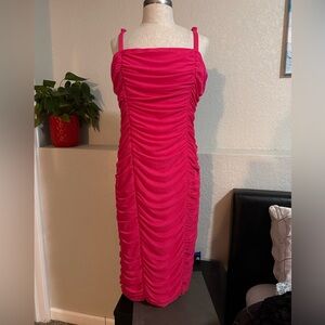 Torrid Pink Bodycon dress size 0 (Large 12)
